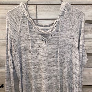 American Eagle Criss Cross hoodie long sleeve